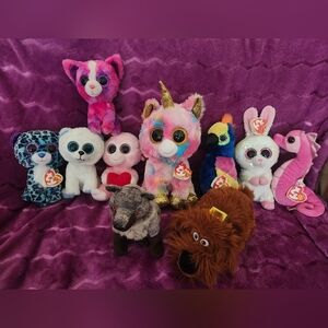 TY Beanie Boos And Beanie Babies Lot